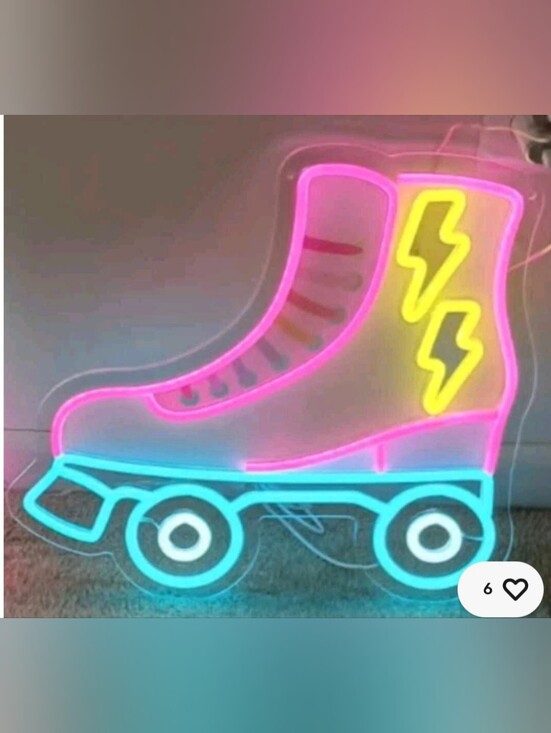 Other - NEW LED ROLLER SKATE NEON LIGHT WALL ART / ROLLERSKATE SKATING LIGHT UP SIGN